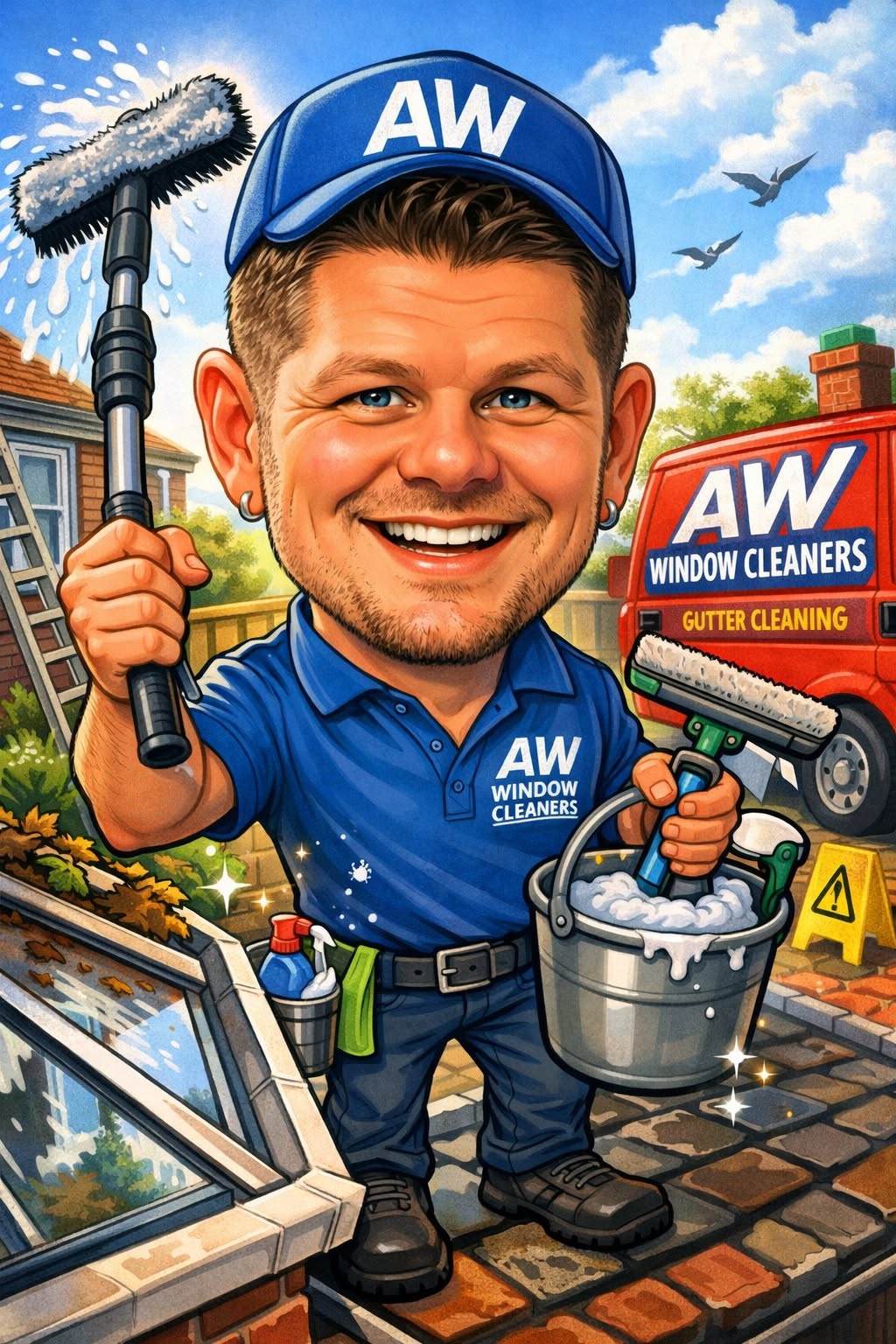 AW Window Cleaners team member